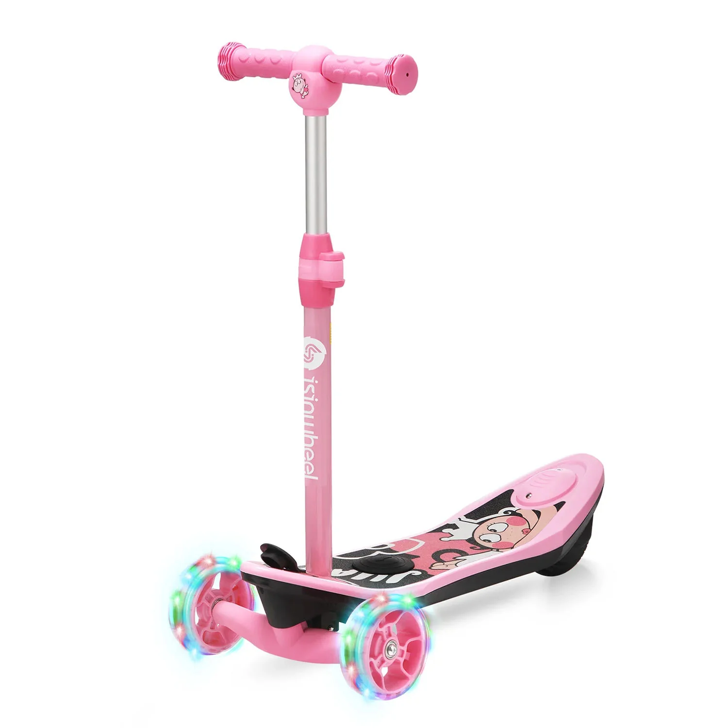 3-Wheel Mini 2in1 Kids Electric Scooter Height Adjustable Lean to Steer Kick Scooter for 3-12 Boys Girls - Image 17