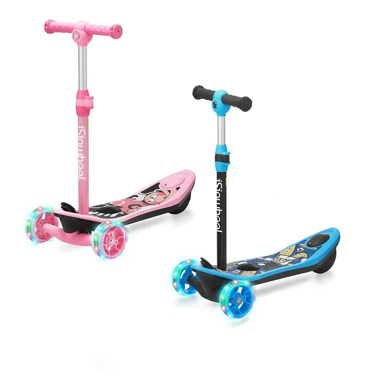 3-Wheel Mini 2in1 Kids Electric Scooter Height Adjustable Lean to Steer Kick Scooter for 3-12 Boys Girls - Image 20