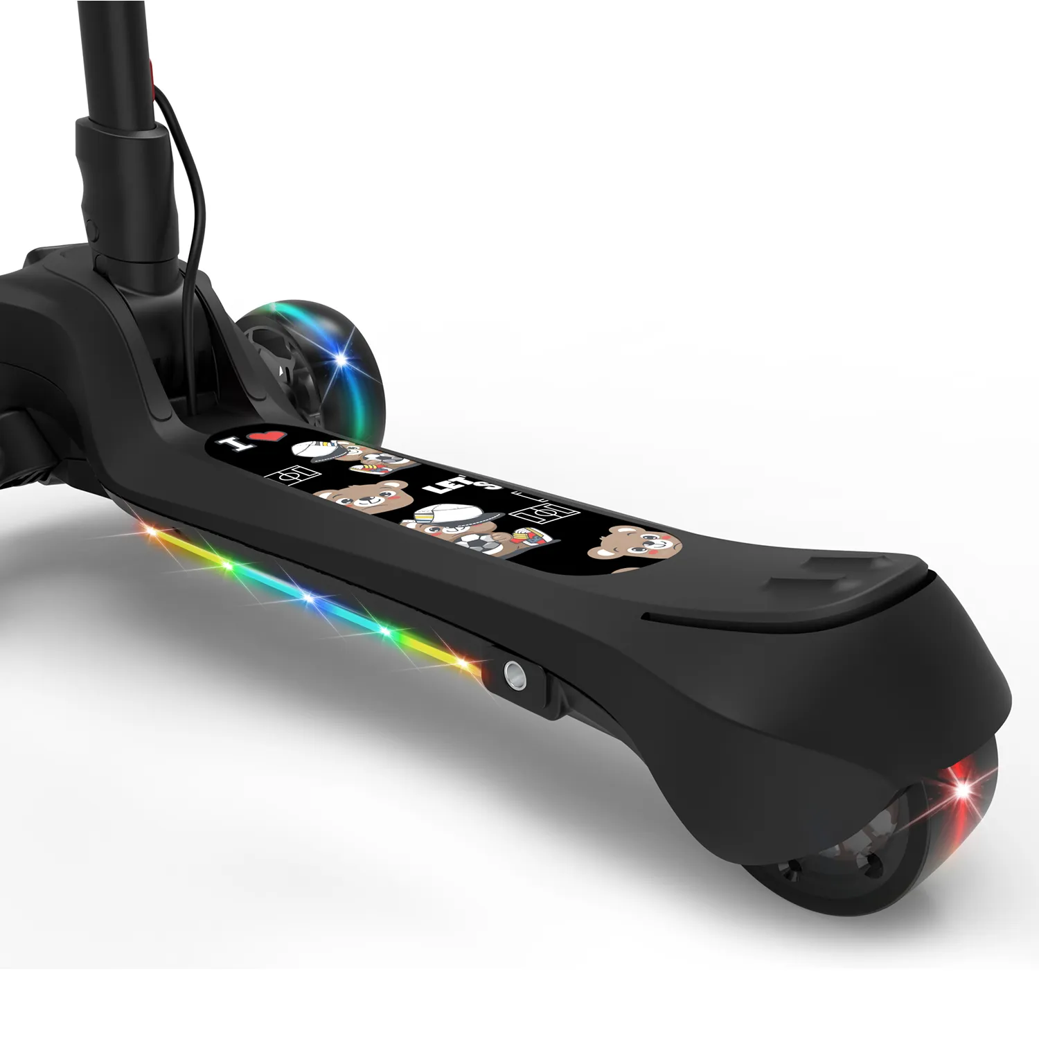 B1 3-Wheel Folding Kids Scooter LED Lighted PU Wheels - Image 10