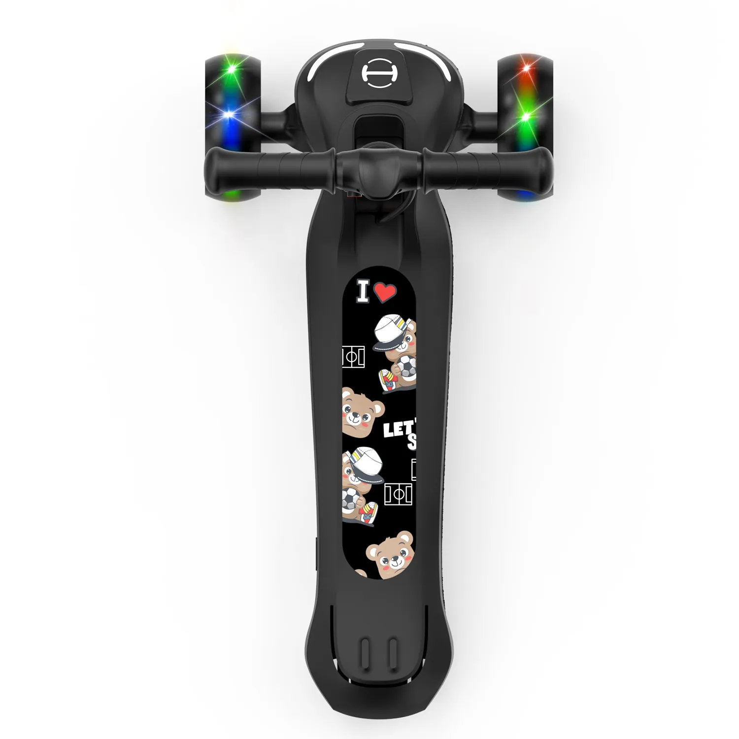 B1 3-Wheel Folding Kids Scooter LED Lighted PU Wheels - Image 11