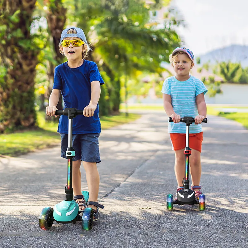 B2 Light Up 3-Wheels Scooter with Bluetooth Control  for Age 3-8 - Image 18