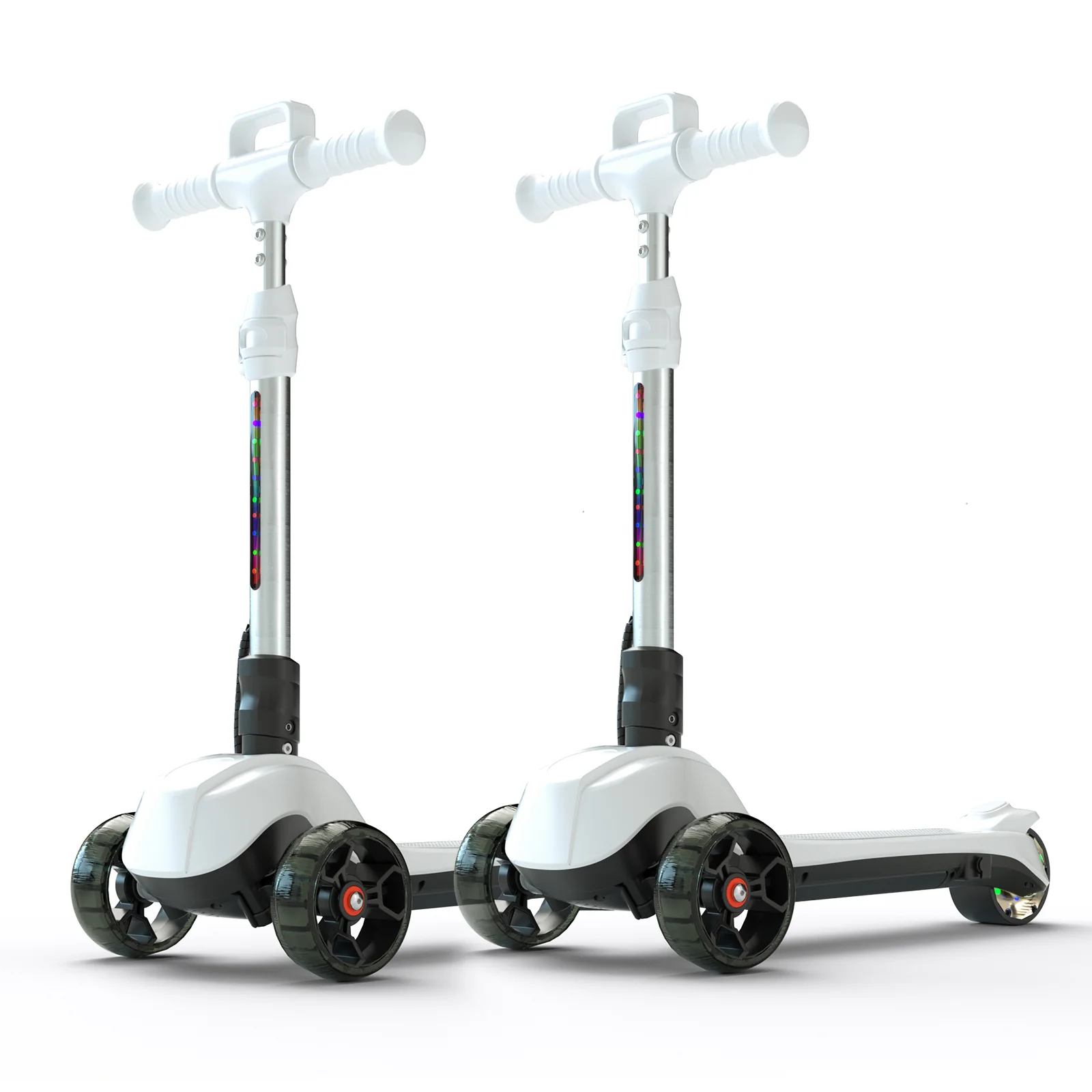 iScooter iK2/B1/B2 3-Wheel Electric Scooter with Colorful Flashing Wheel - Image 21