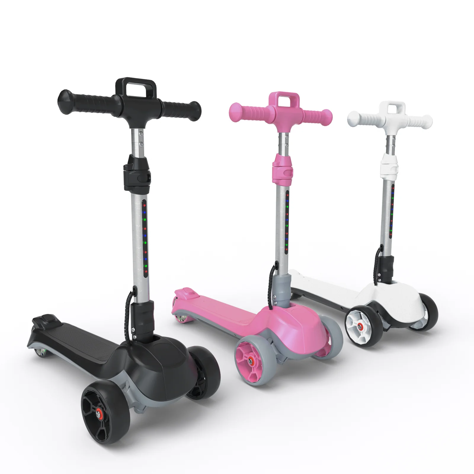 iScooter iK2/B1/B2 3-Wheel Electric Scooter with Colorful Flashing Wheel - Image 23