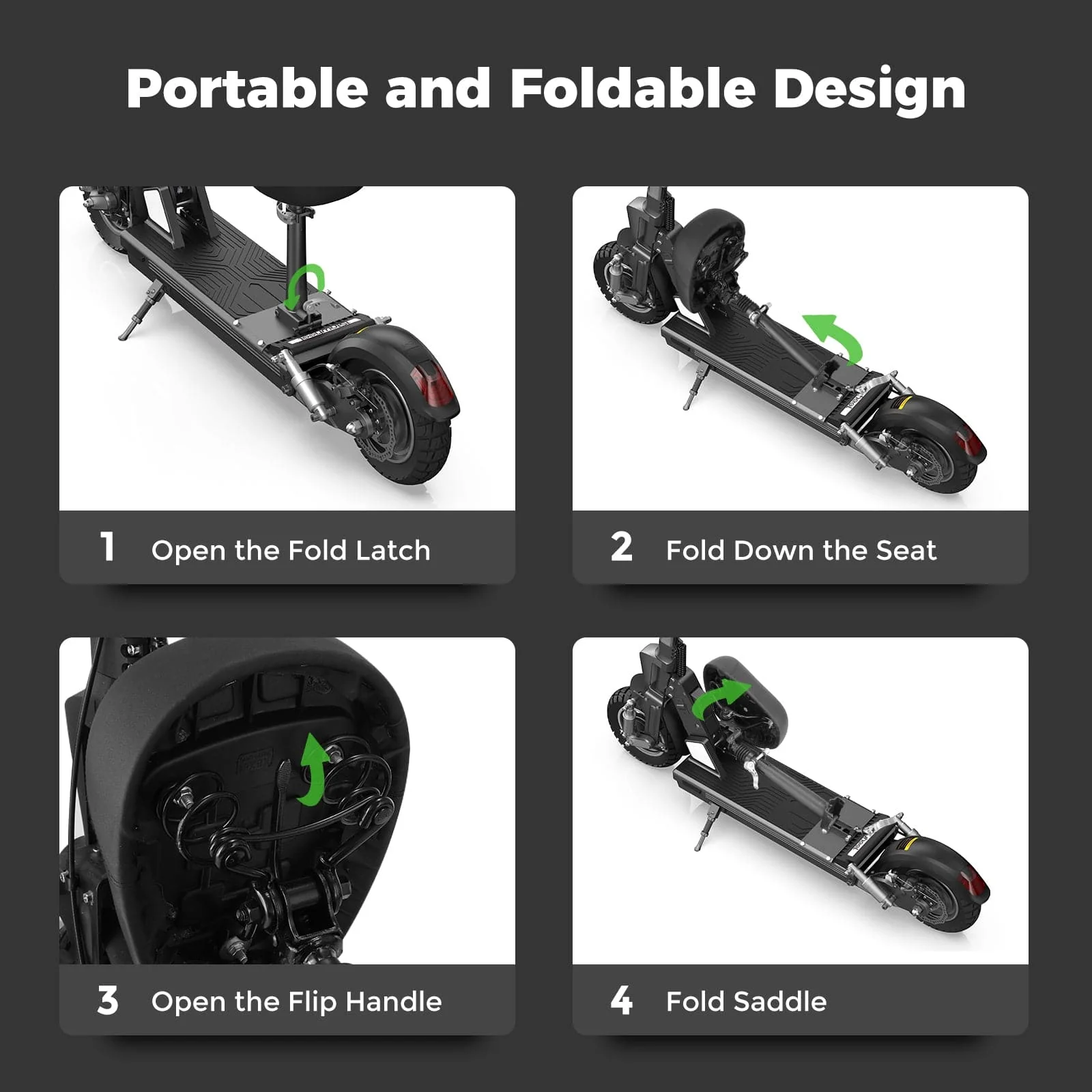 iScooter® X1S Electric Scooter Off Road,800W,With Seat - Image 11
