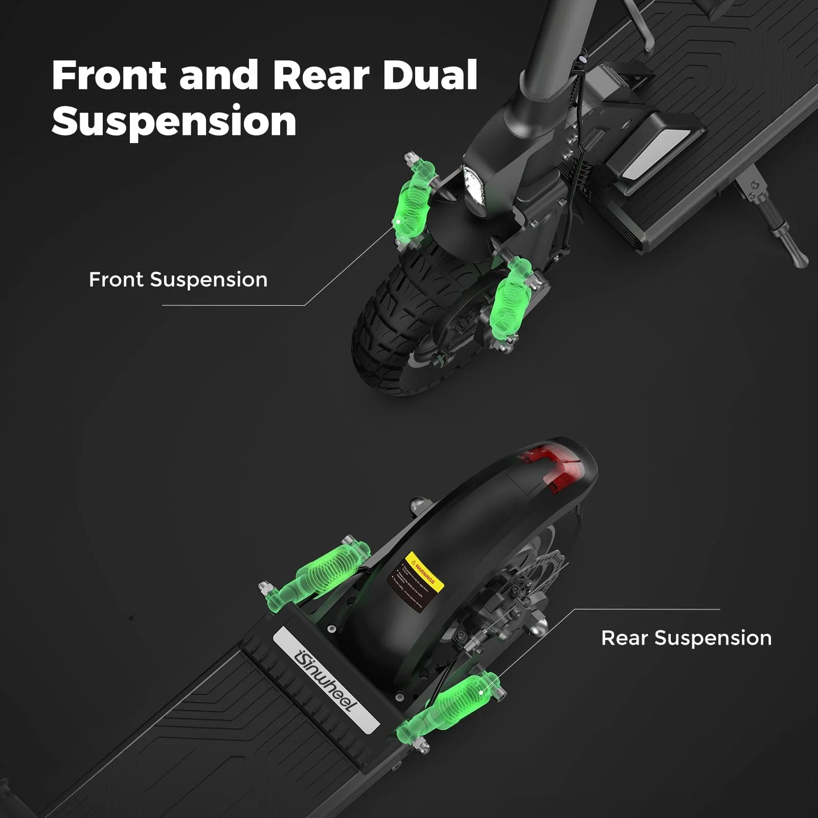 iScooter® X1S Electric Scooter Off Road,800W,With Seat - Image 9