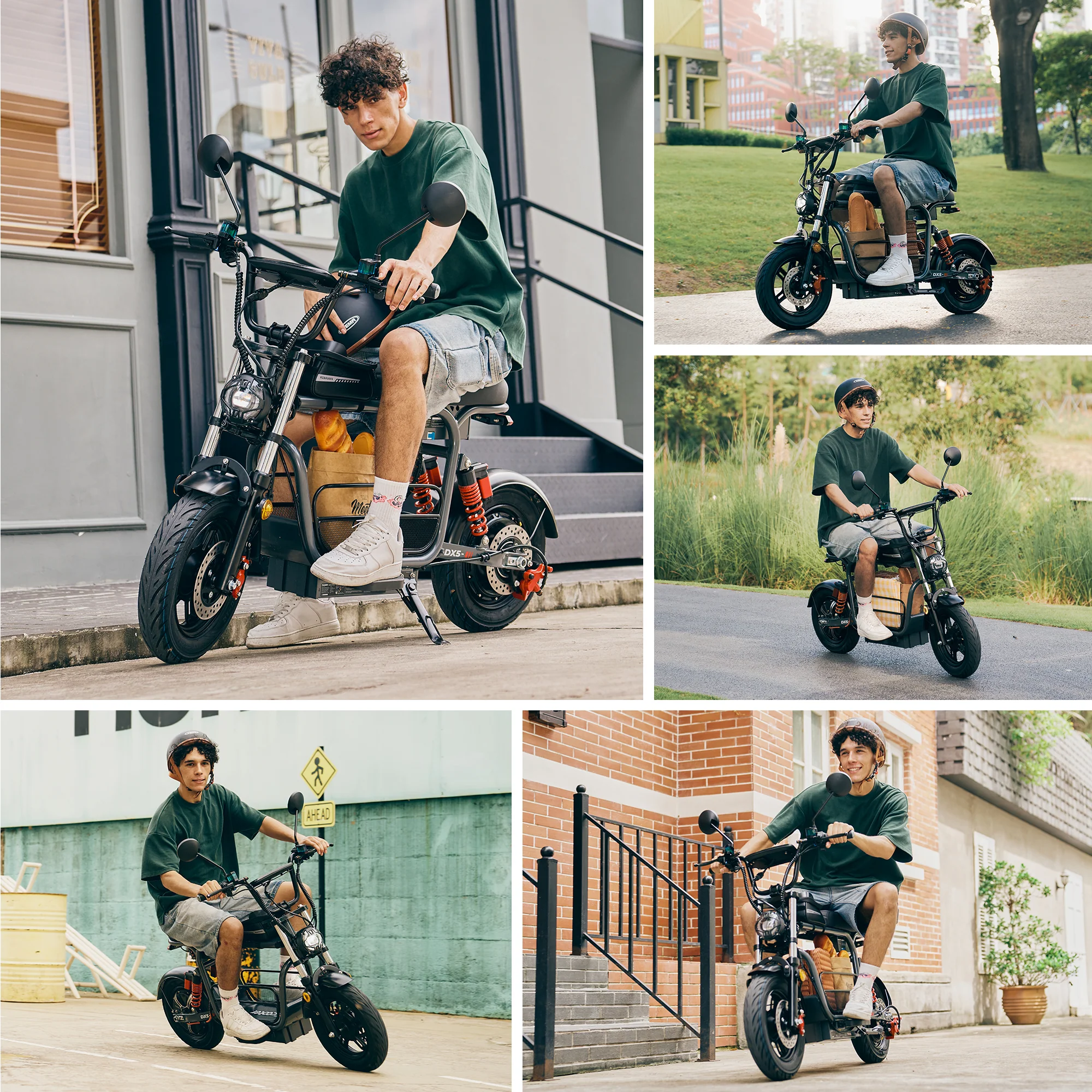 iScooter DX5 Electric Scooter with Seat - Image 8