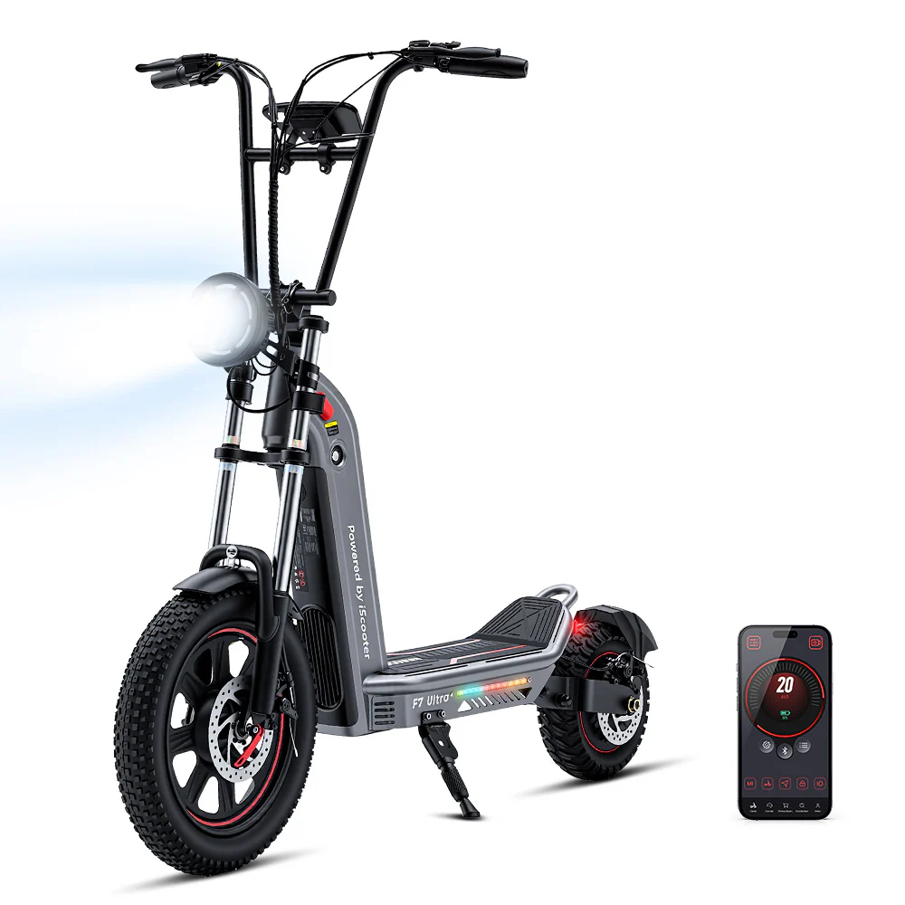 iScooter F7Ultra All-Terrain Electric Scooter with Detachable Battery - Image 5