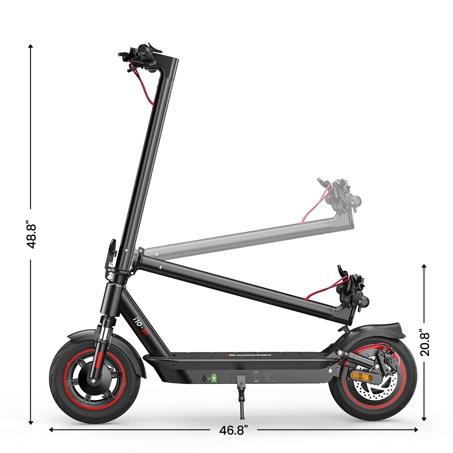 iScooter i10 Commuter 650W Electric Scooter - Image 13