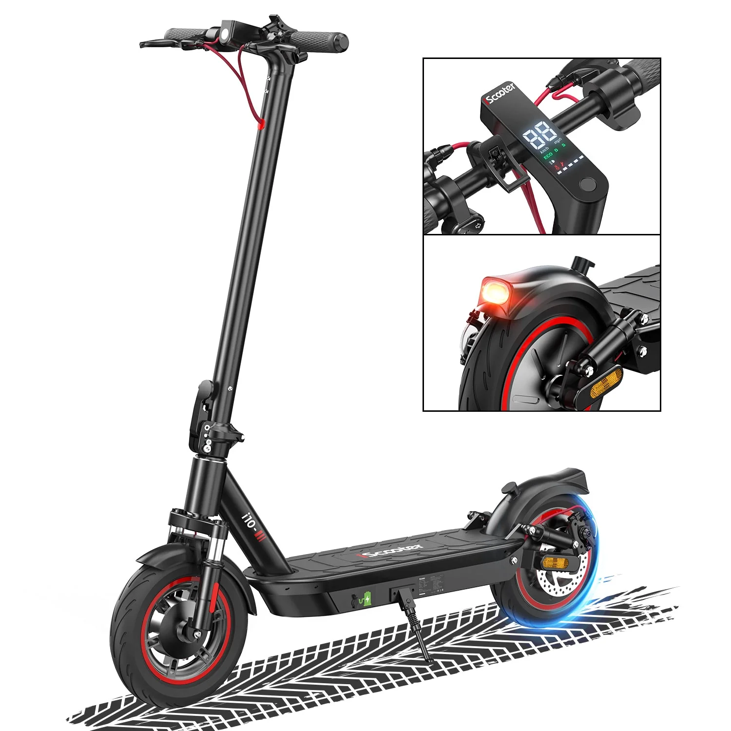 iScooter i10 Commuter 650W Electric Scooter - Image 14