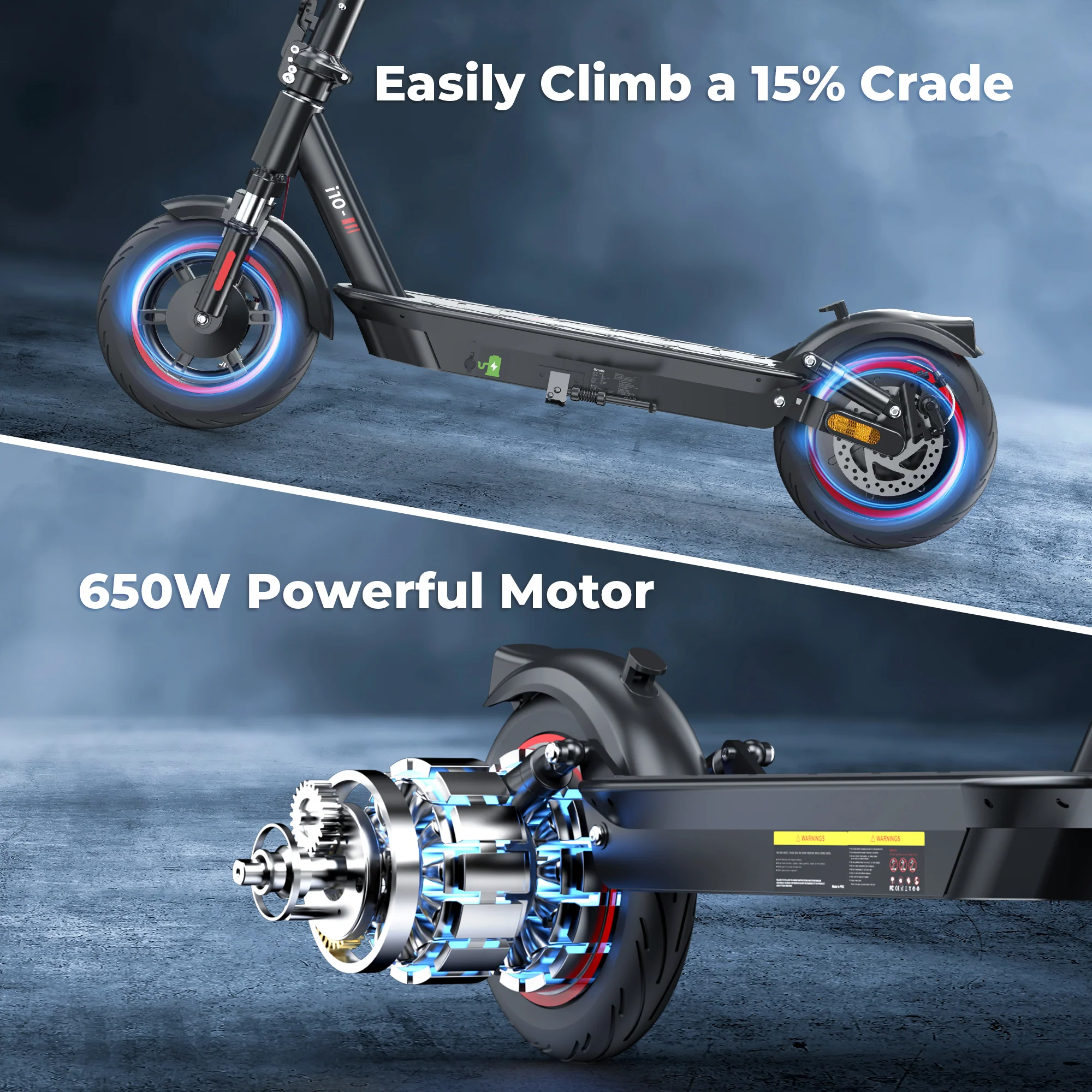 iScooter i10 Commuter Electric Scooter for Adult - Image 5