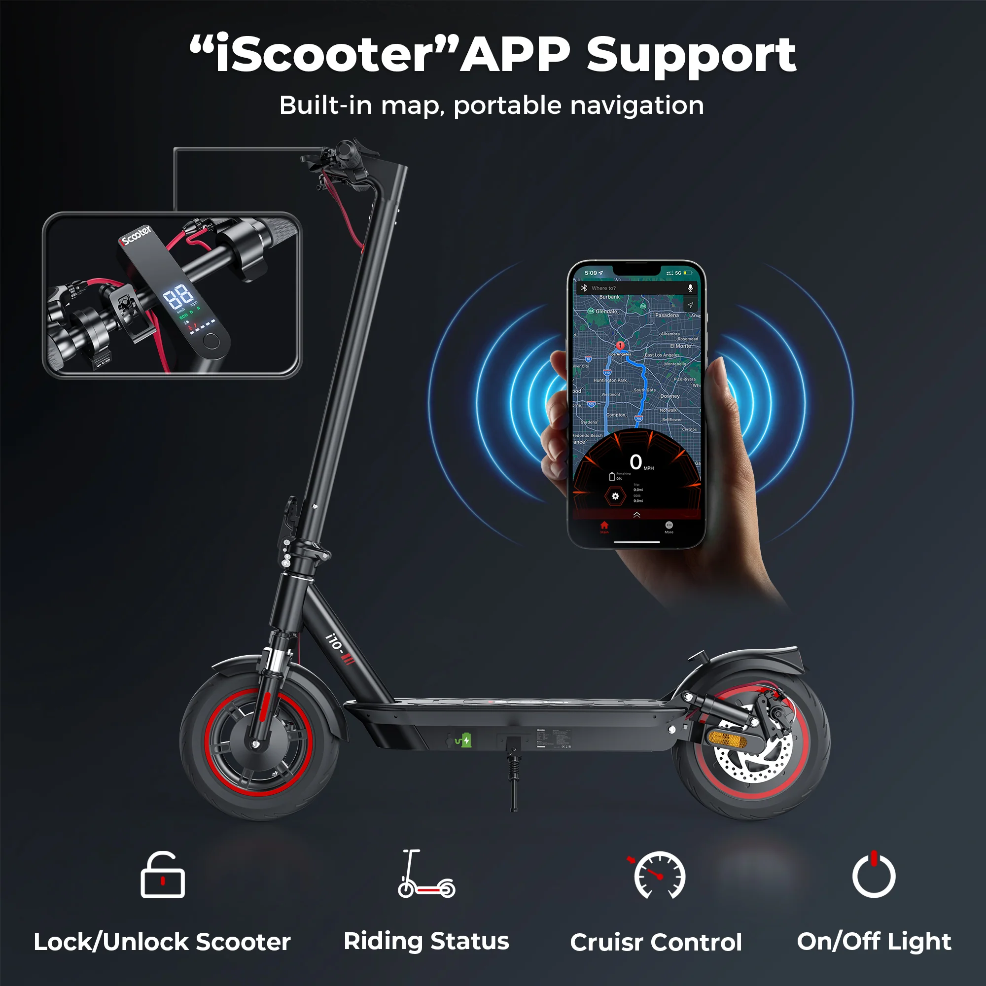 iScooter i10 Commuter Electric Scooter for Adult - Image 7