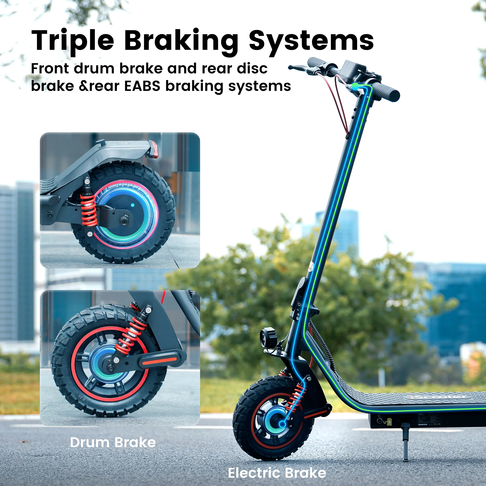 iScooter i10 Pro 800W Commuter Electric Scooter - Image 7