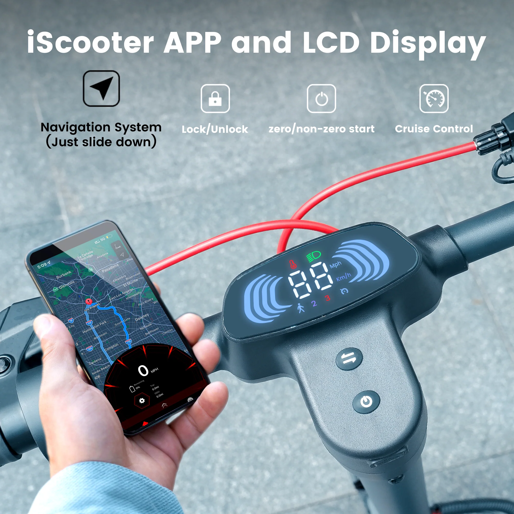 iScooter i10 Pro 800W Commuter Electric Scooter - Image 8