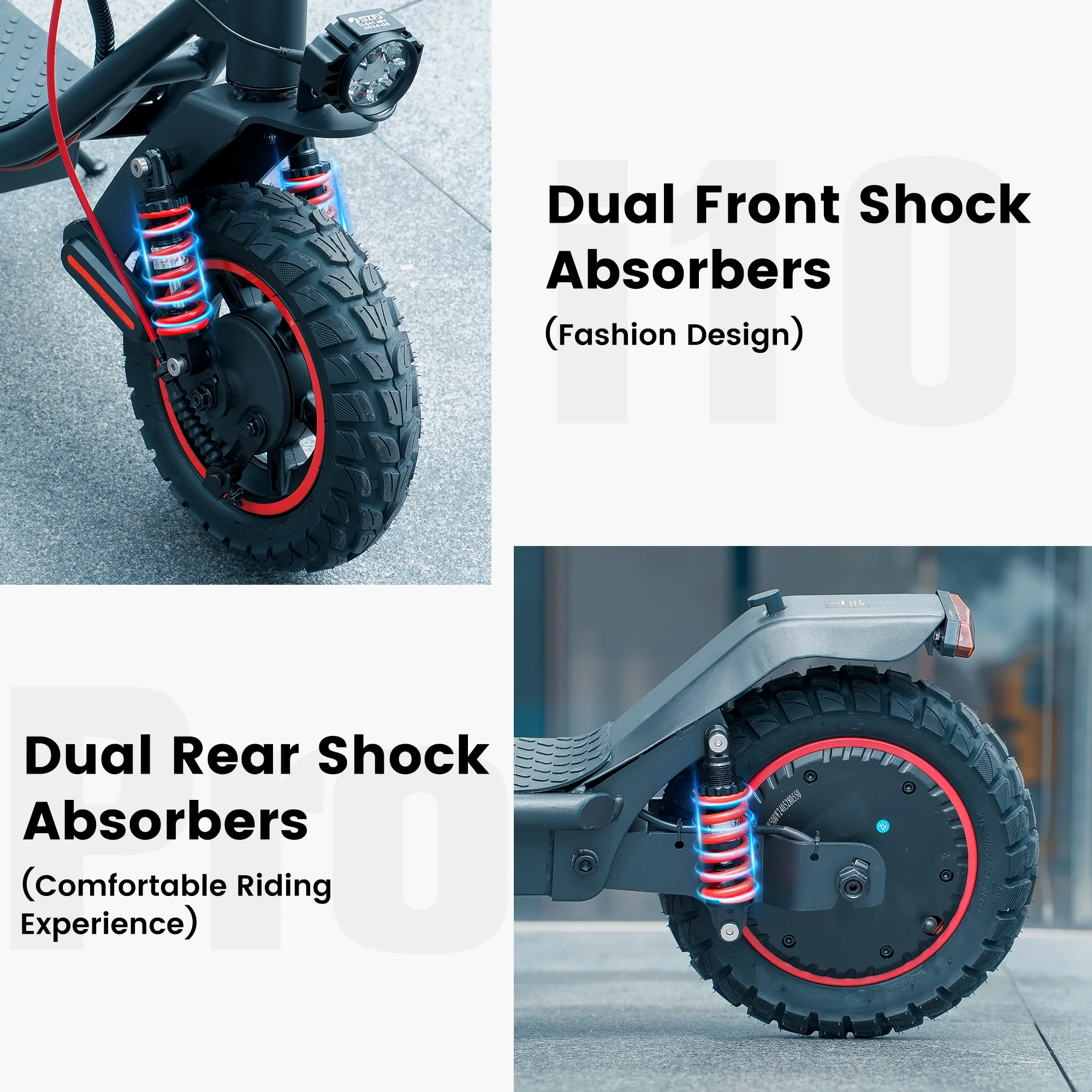 iScooter i10 Pro 800W Commuter Electric Scooter - Image 9