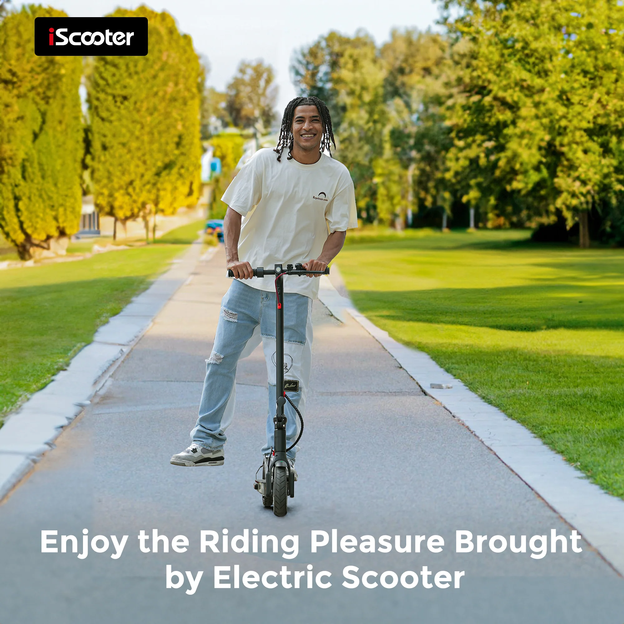 iScooter i8 Electric Scooter 350W for Adults and Teens - Image 11