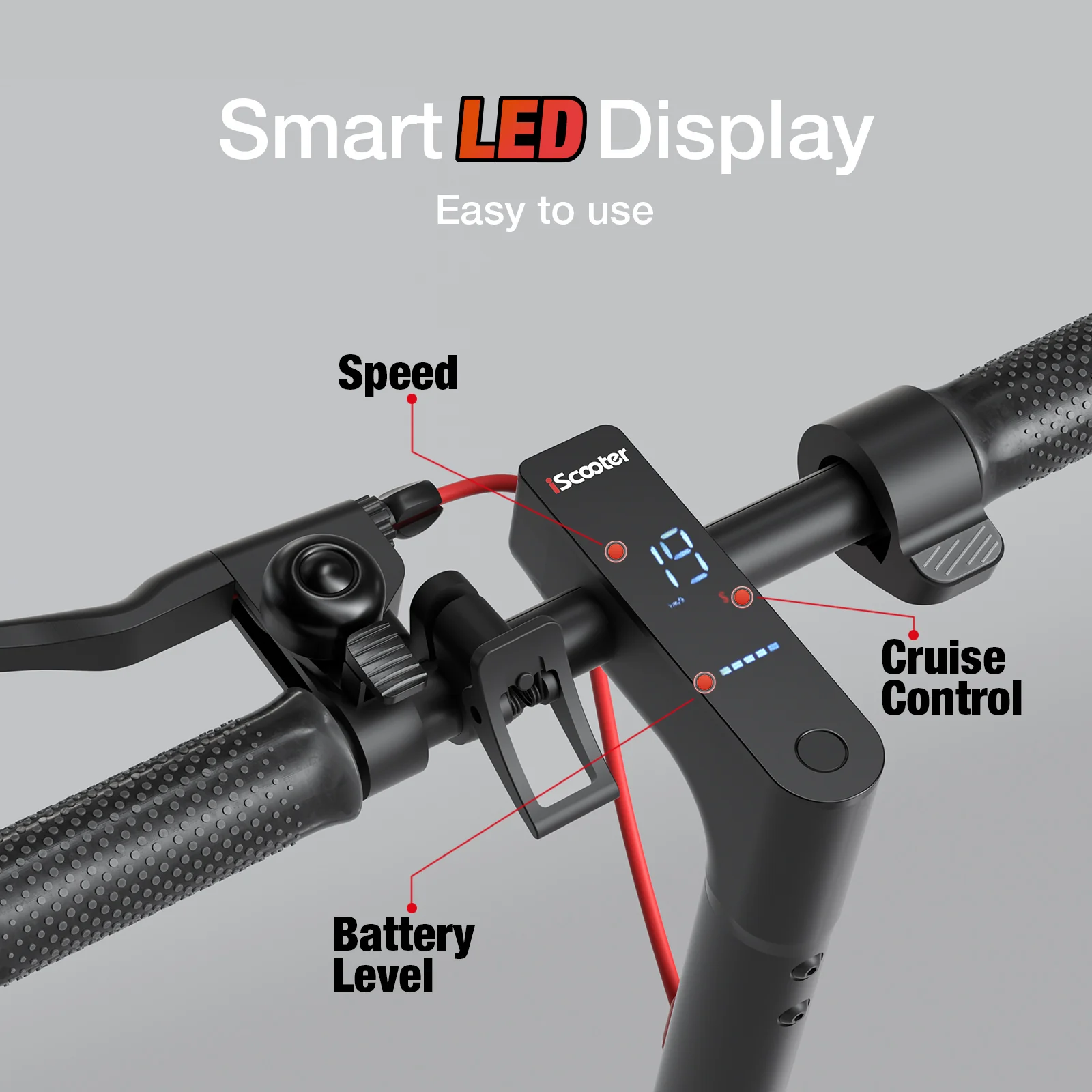 iScooter i8 Series 350/500W Electric Scooter - Image 10