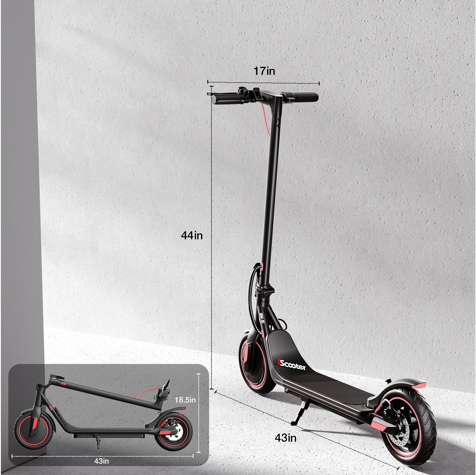 iScooter i8 Series 350/500W Electric Scooter - Image 11