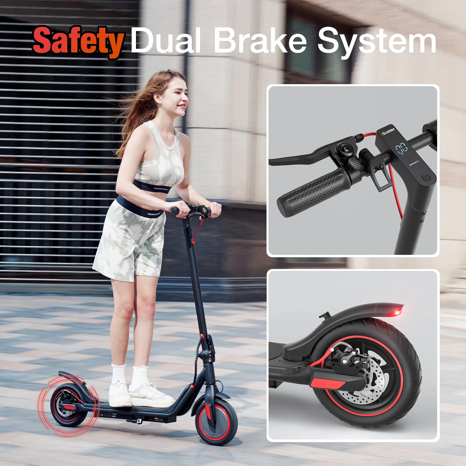 iScooter i8 Series 350/500W Electric Scooter - Image 8