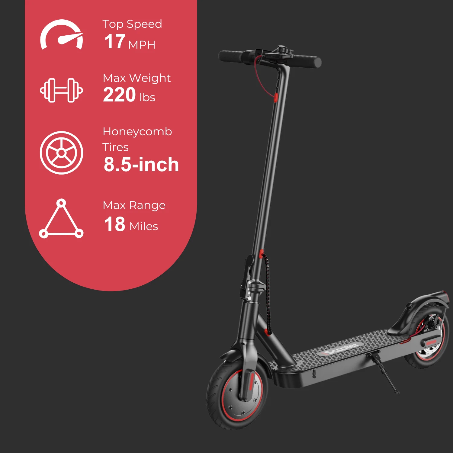 iScooter Commute i9 Electric Scooter 350W for Adults and Teens - Image 19