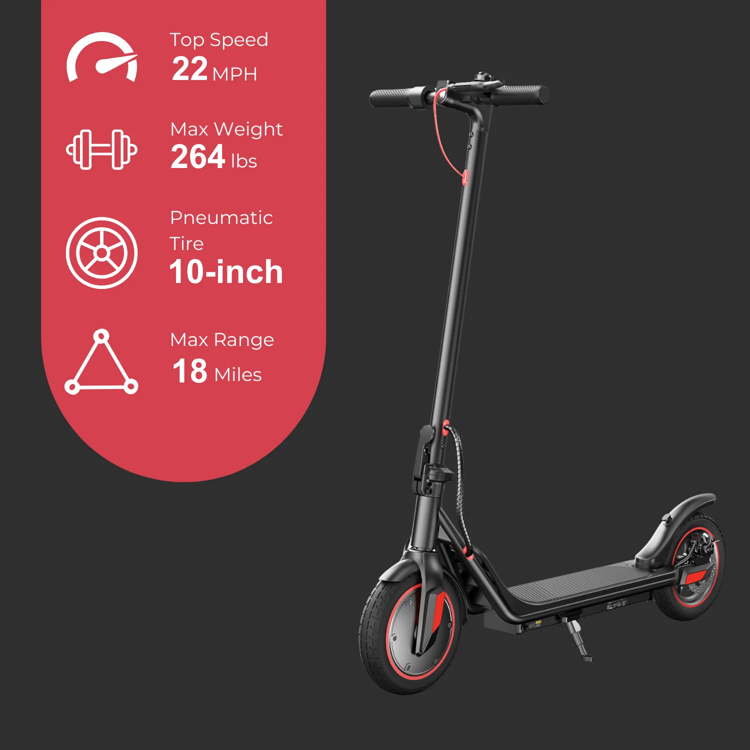 iScooter Commute i9 Electric Scooter 350W for Adults and Teens - Image 20
