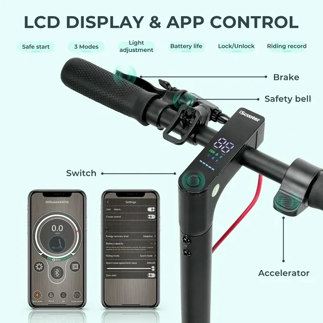 iScooter i9Max 500W Electric Scooter for Adults - Image 4