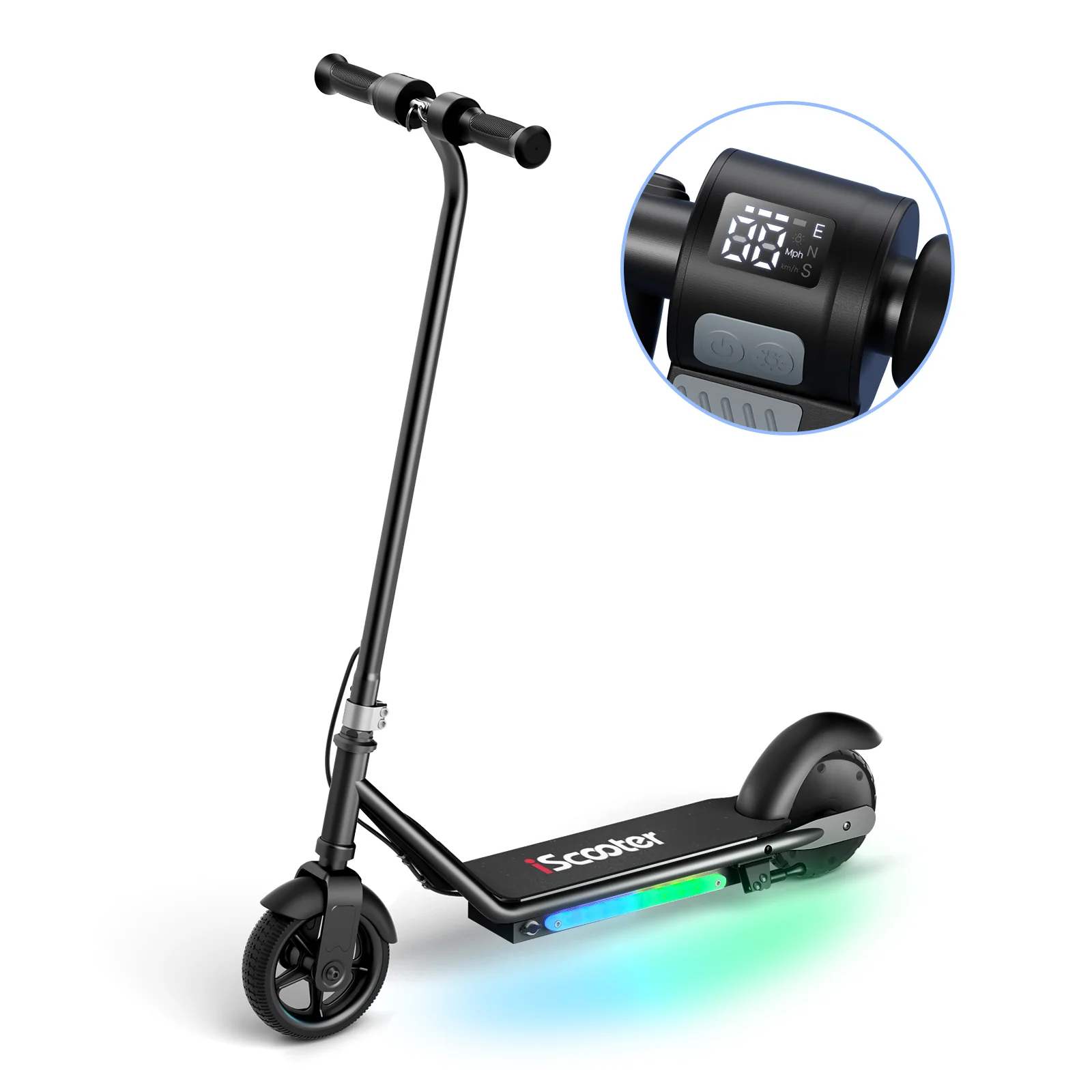 iScooter iK3 Electric Scooter, 150W Motor, LED Display for Kids Ages 6-14 - Image 3