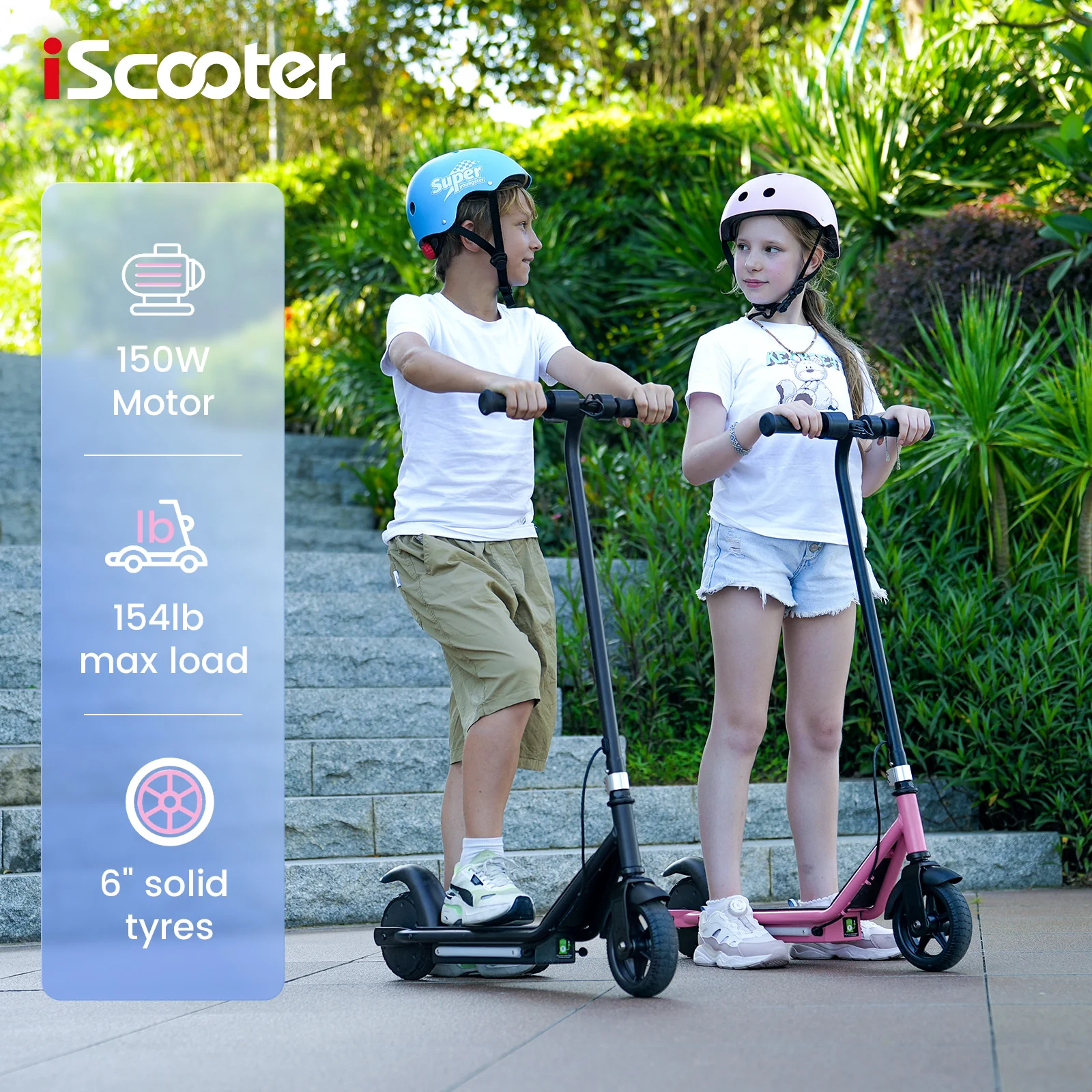 iScooter iK3 Electric Scooter, 150W Motor, LED Display for Kids Ages 6-14 - Image 7