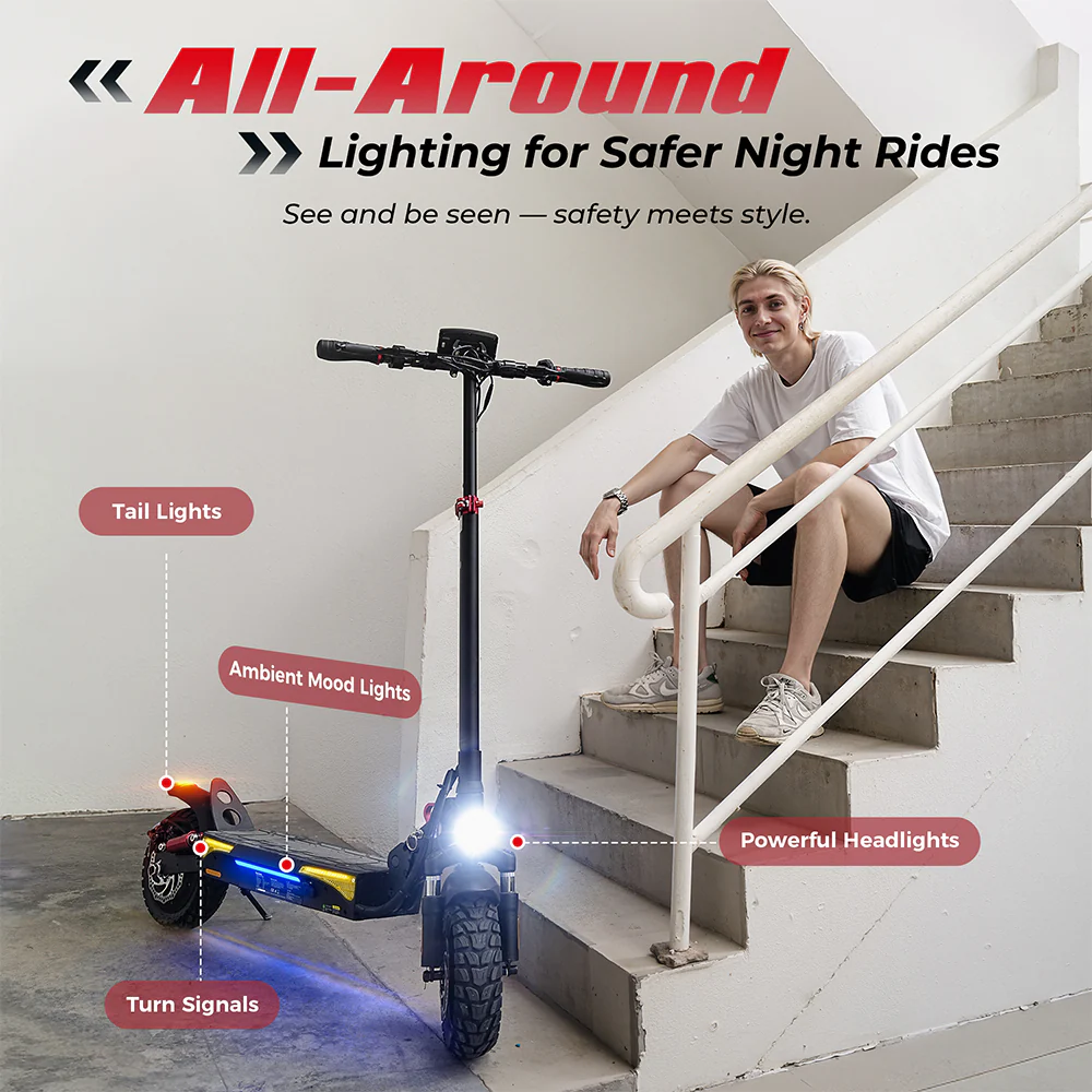 iScooter iX3 800W Off Road Electric Scooter - Image 5
