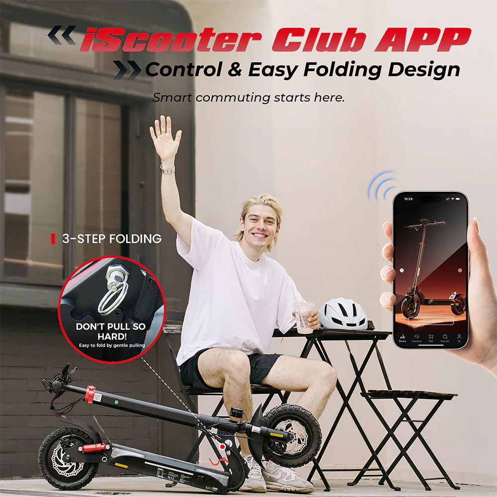 iScooter iX3 800W Off Road Electric Scooter - Image 6