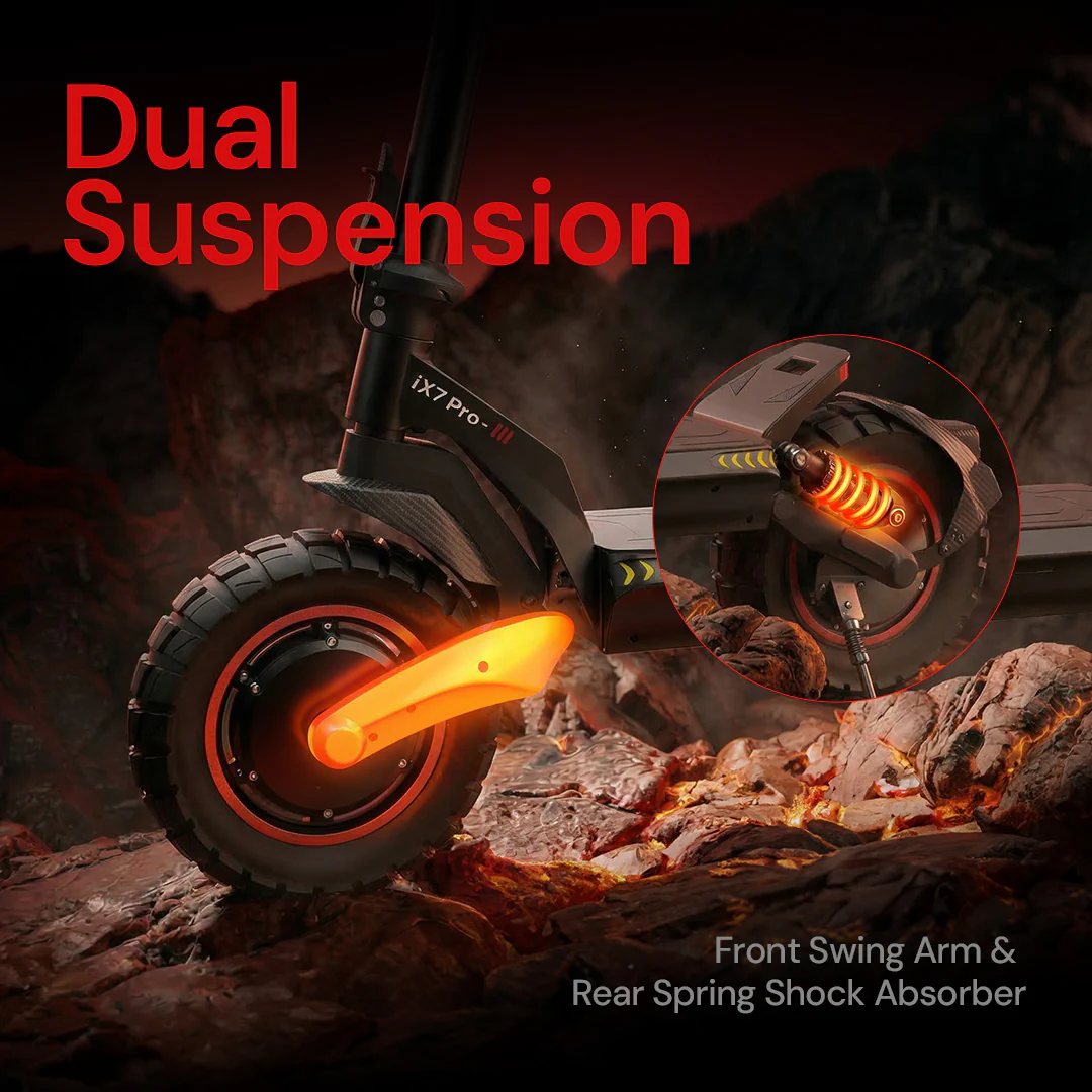iScooter iX7 Pro Dual Motor Electric Scooter - Image 5