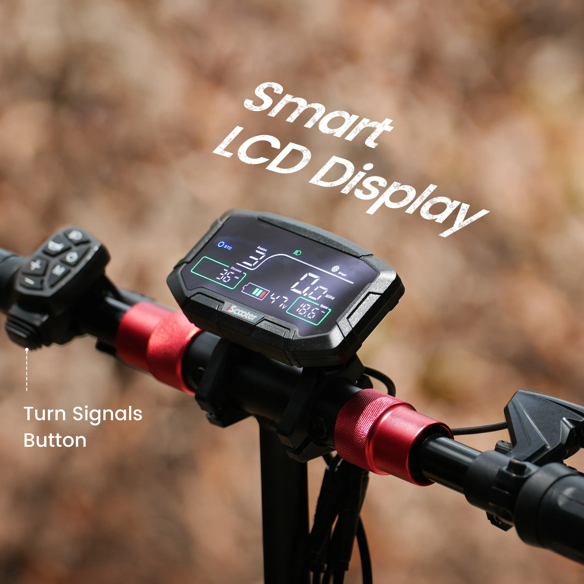 iX8 Off-Road Electric Scooter for Adults 2400W Dual Motor - Image 3