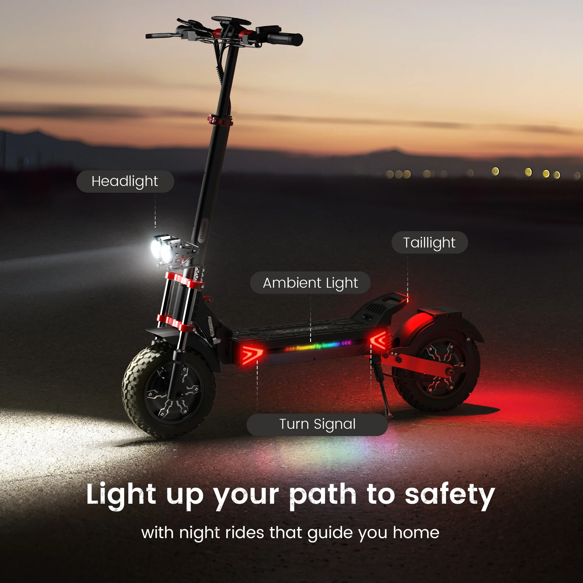 iX8 Off-Road Electric Scooter for Adults 2400W Dual Motor - Image 9