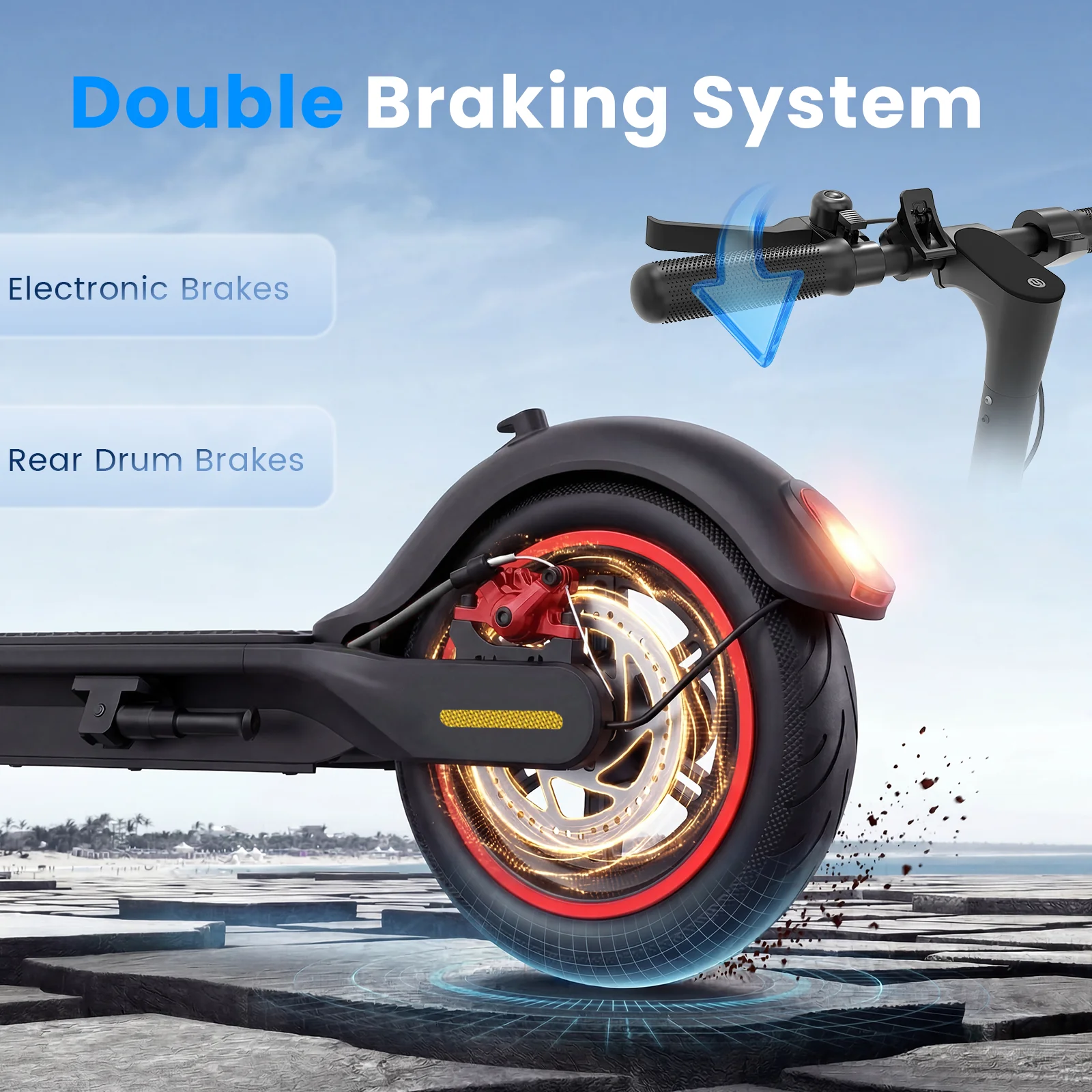 L8 Electric Scooter for Adults 500W Motor 21Mph - Image 6