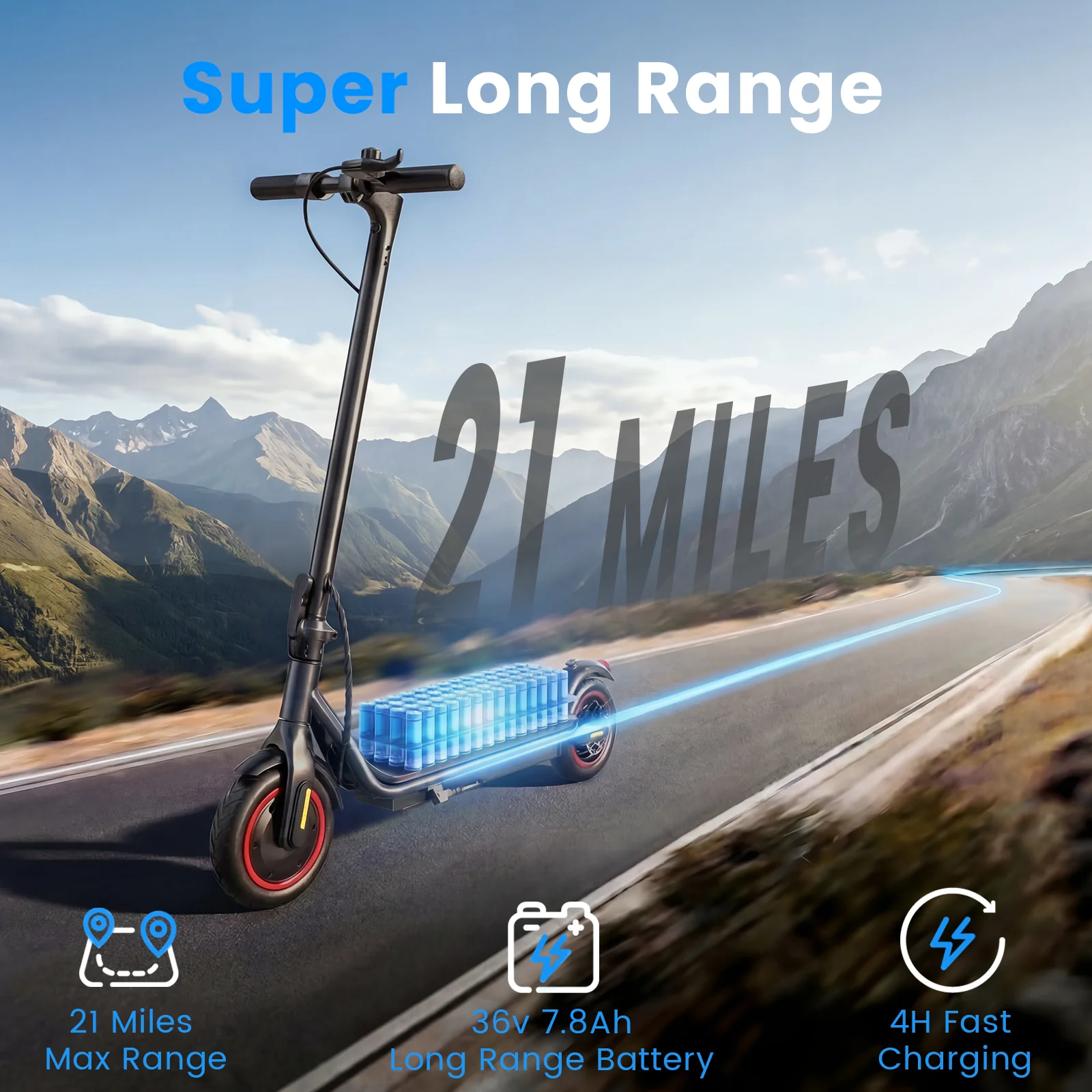 L8 Electric Scooter for Adults 500W Motor 21Mph - Image 7