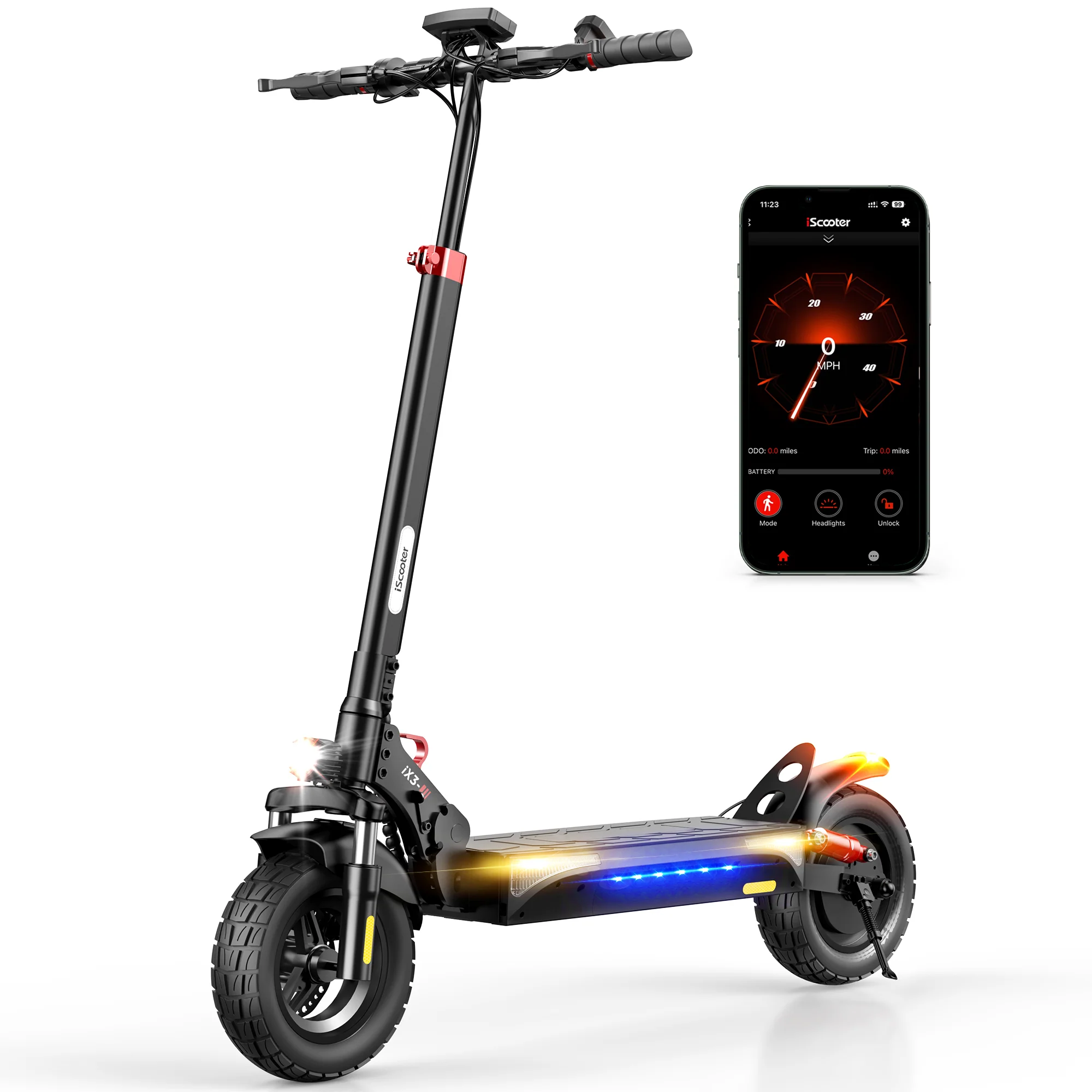 iScooter iX3 800W Off Road Electric Scooter - Image 9