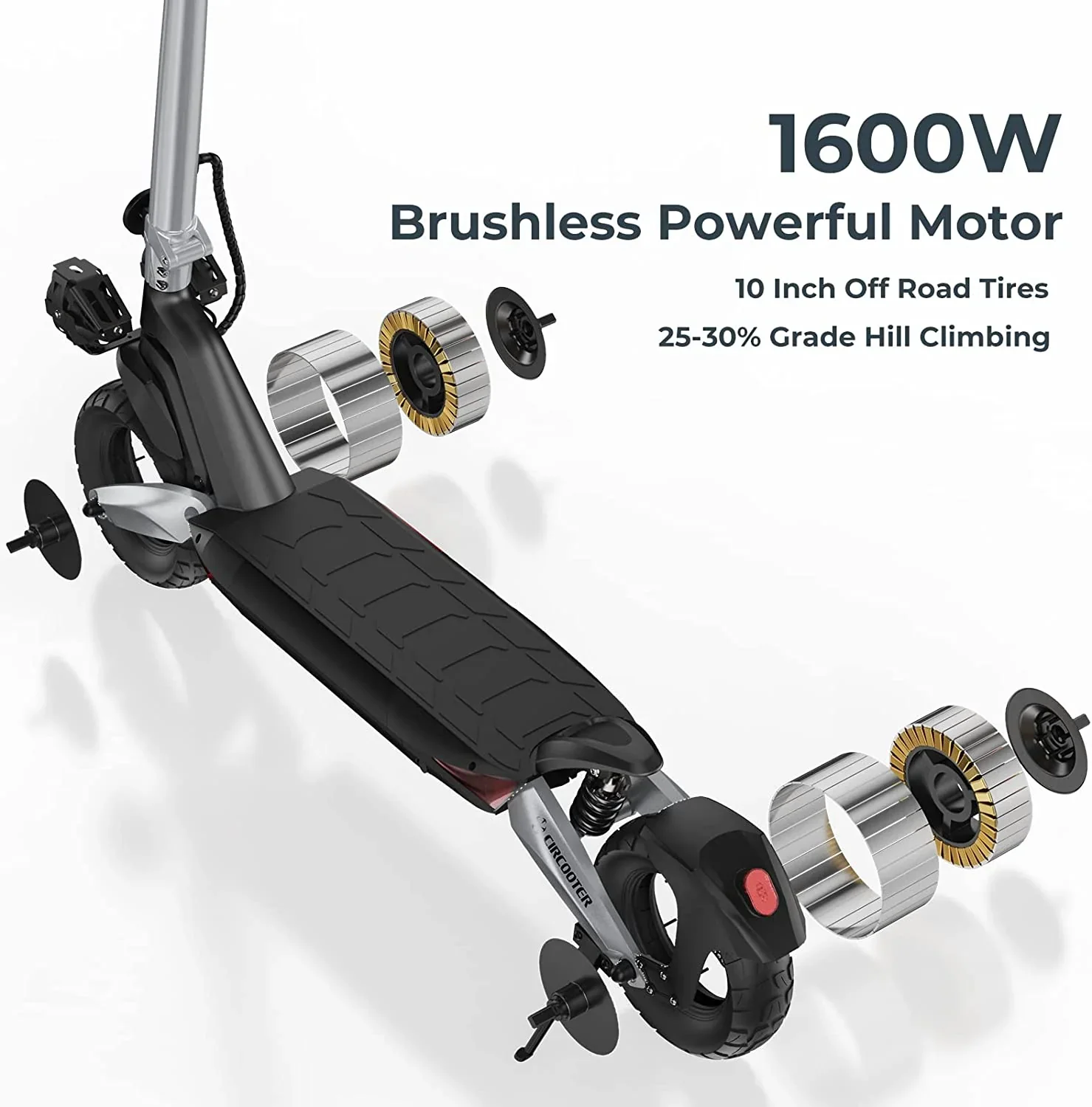 R3 Pro 1600W Dual Motors Off Road Electric Scooter - Image 3