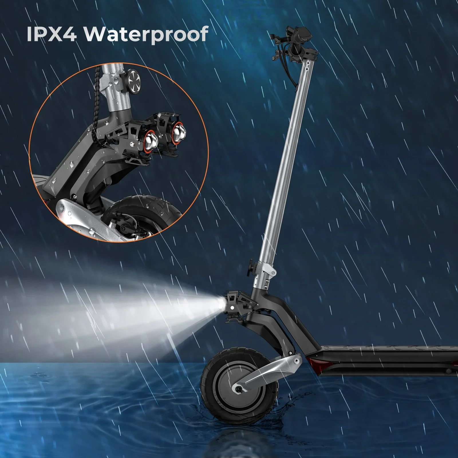 R3 Pro 1600W Dual Motors Off Road Electric Scooter - Image 4