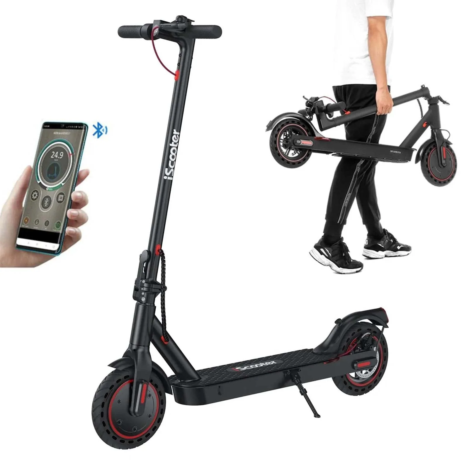 iScooter i9 Foldable Commuting Electric Scooter - Image 14