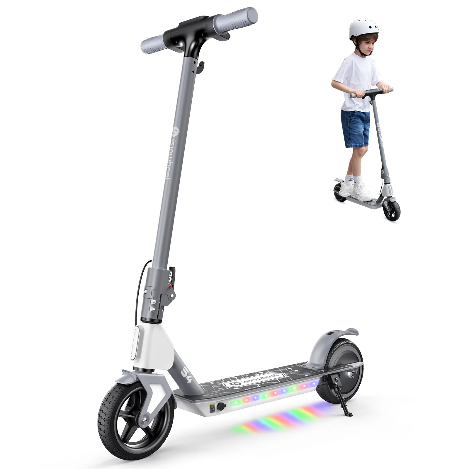 S4 Electric Scooter for Kids Ages 6-14, 200W Foldable Kids Electric Scooter - Image 4