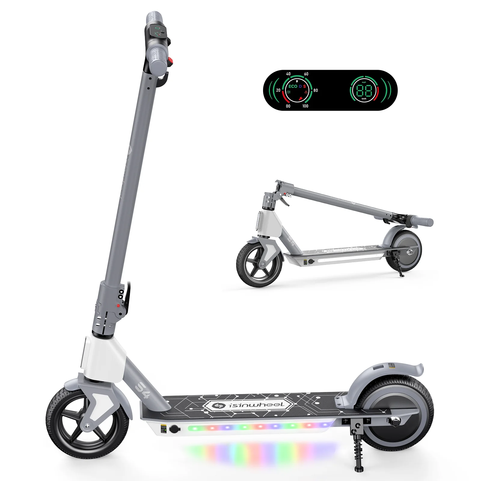 S4 Electric Scooter for Kids Ages 6-14, 200W Foldable Kids Electric Scooter - Image 5
