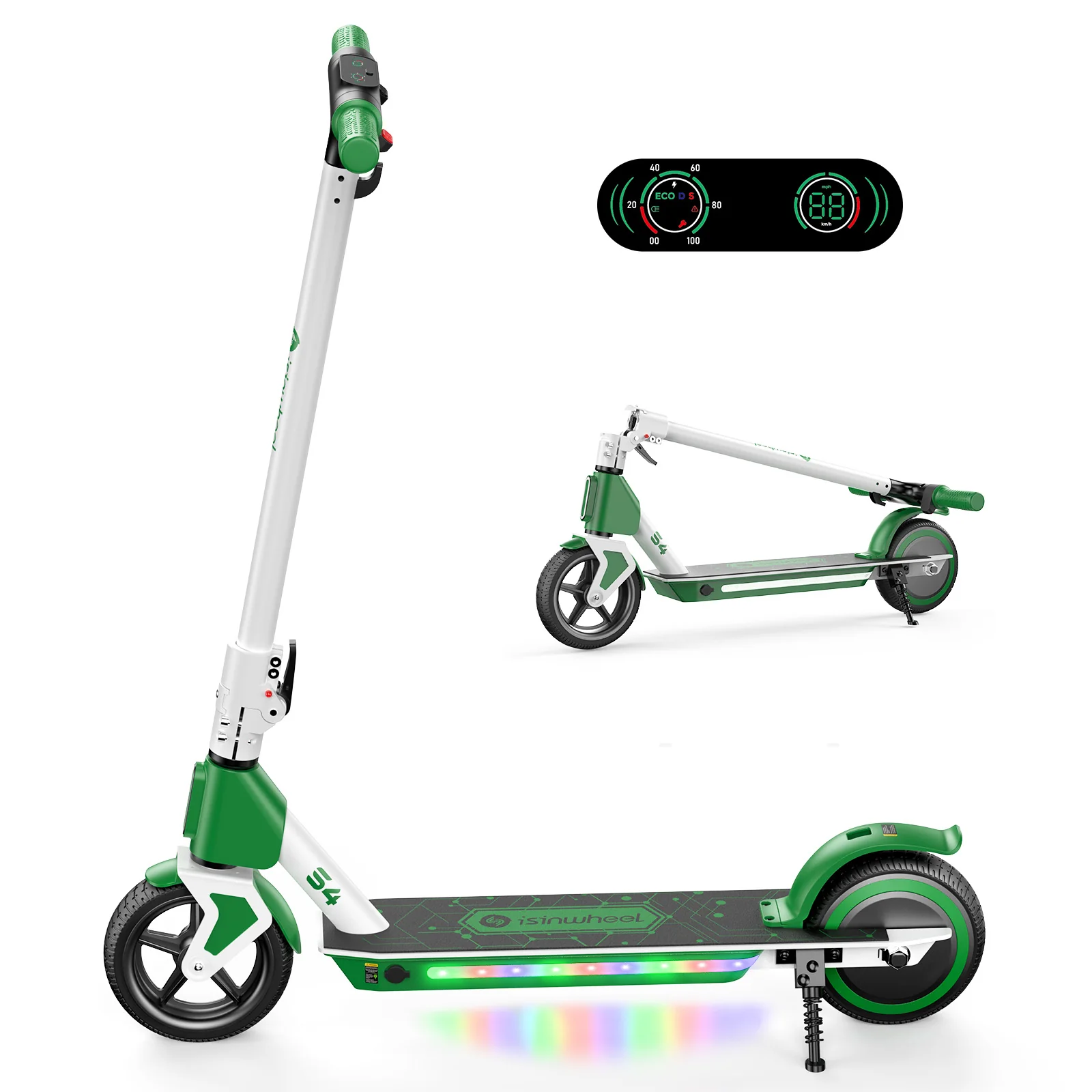 S4 Electric Scooter for Kids Ages 6-14, 200W Foldable Kids Electric Scooter - Image 6