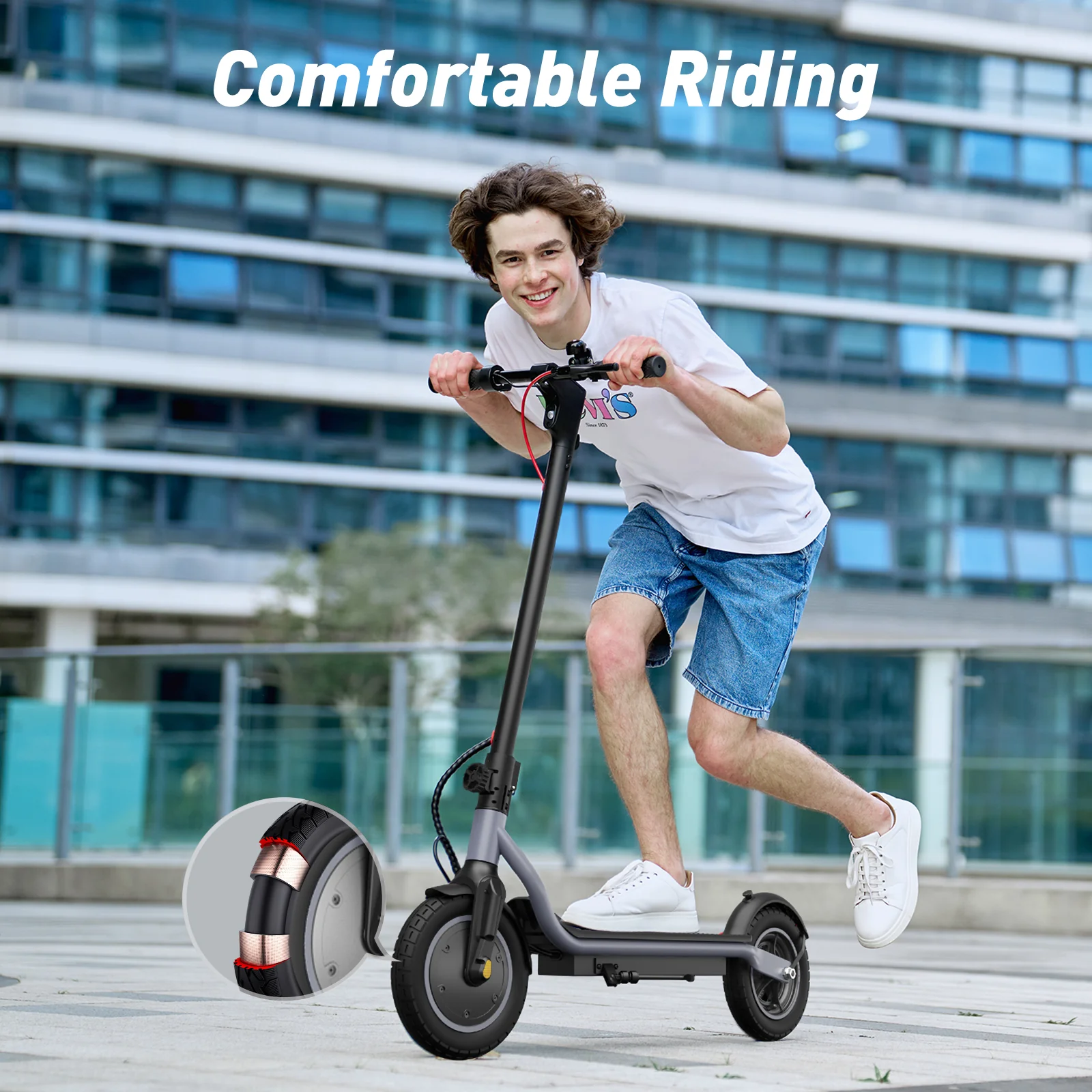W6 Commuting Electric Scooter 500W Motor for Adults - Image 5