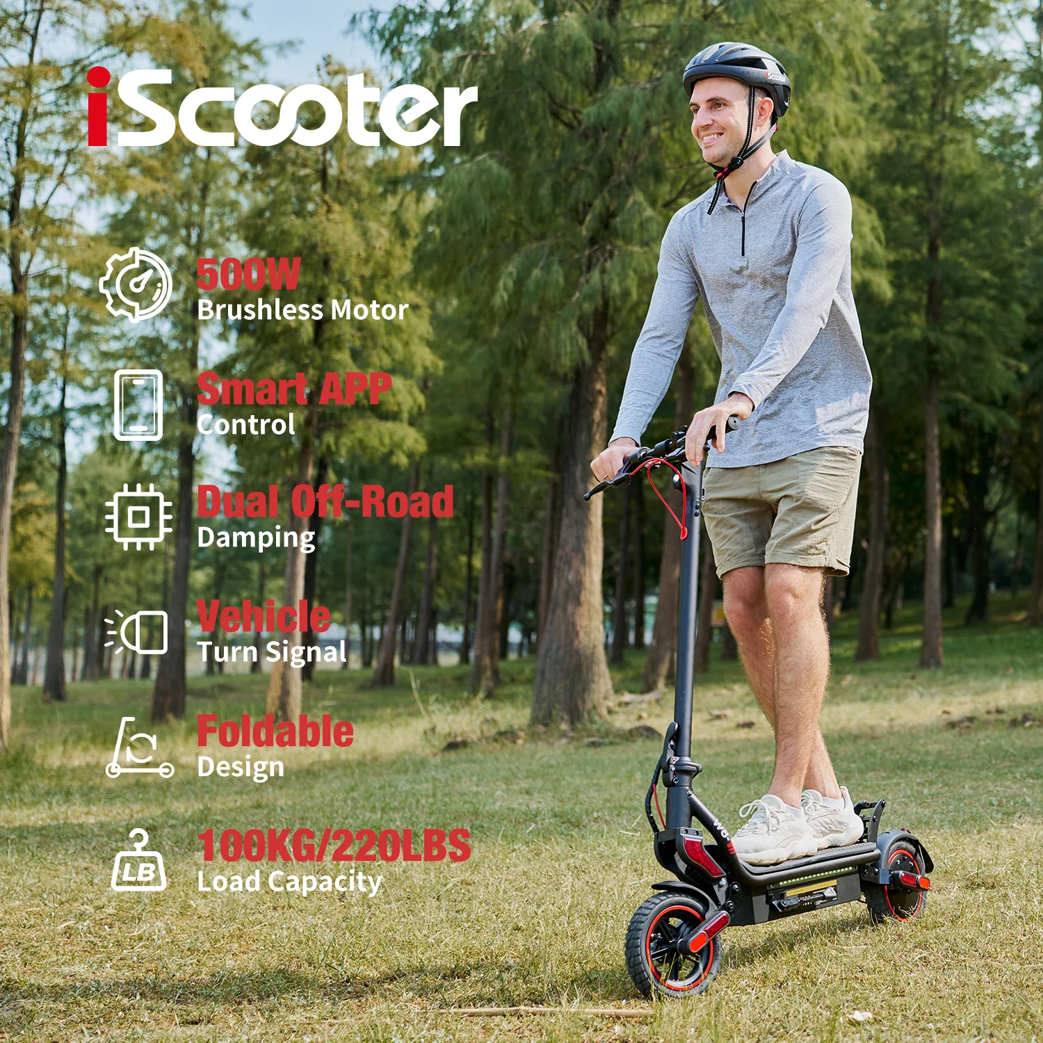 W8 750W Off-Road Electric Scooter - Image 2