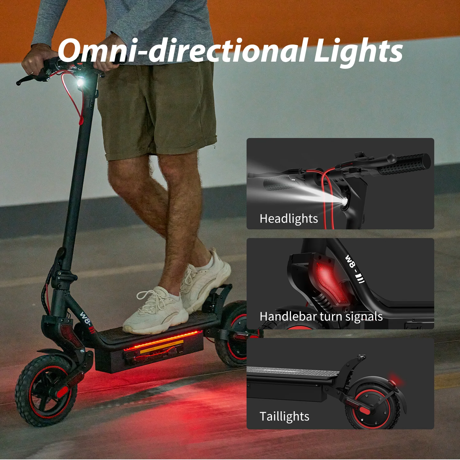 W8 750W Off-Road Electric Scooter - Image 5