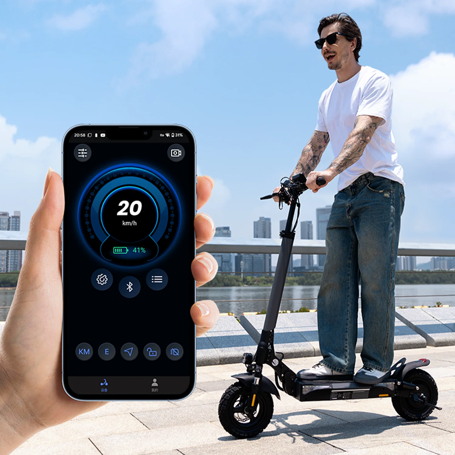 X9 Off-Road Electric Scooter Adults 1000W Motor - Image 15