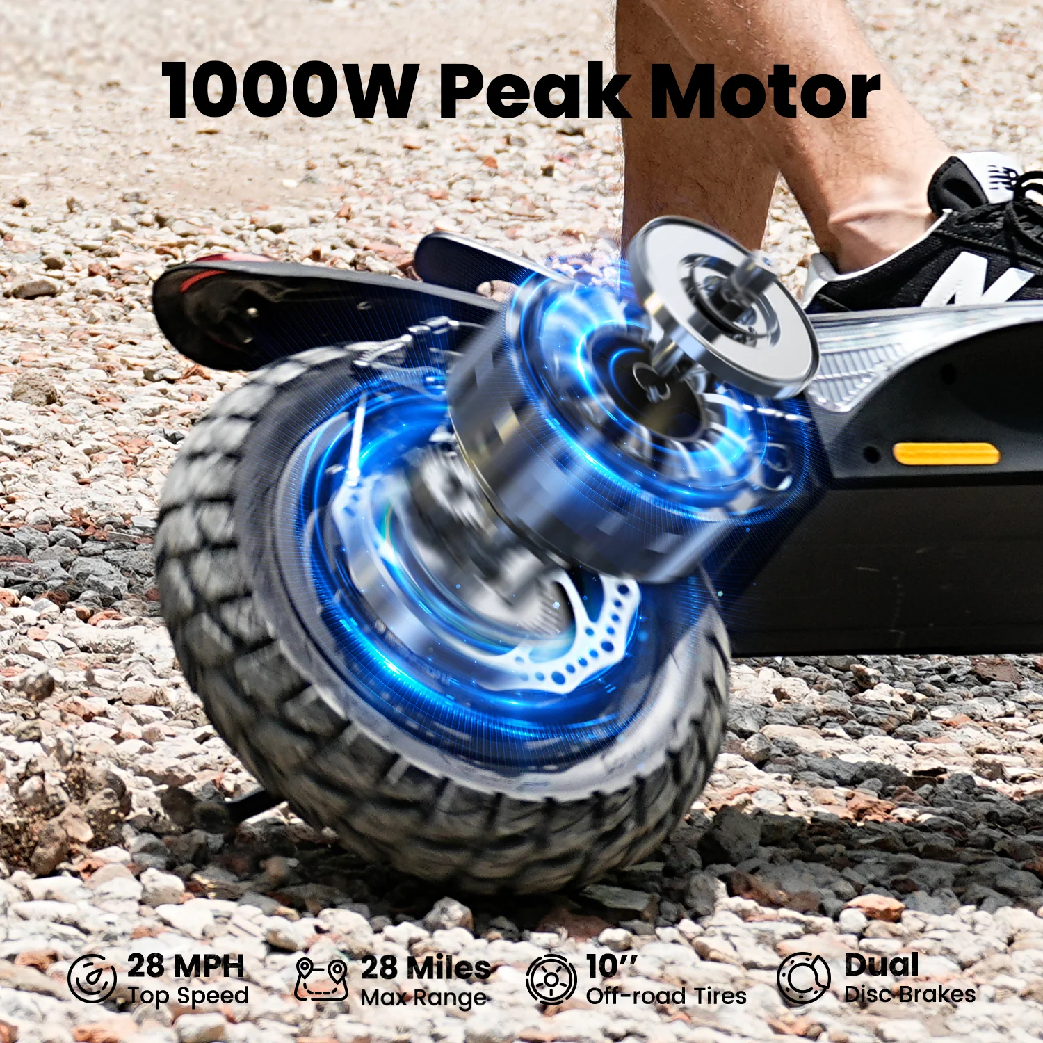 X9 Off-Road Electric Scooter Adults 1000W Motor - Image 9