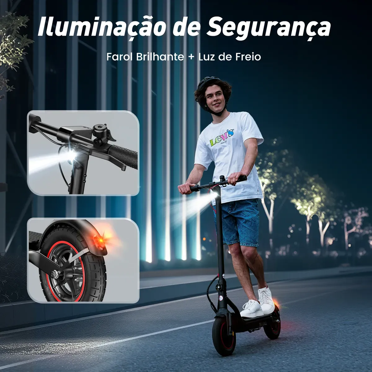 X6 Scooter elétrica para deslocamento diário com motor de 500 W para adultos - Image 4