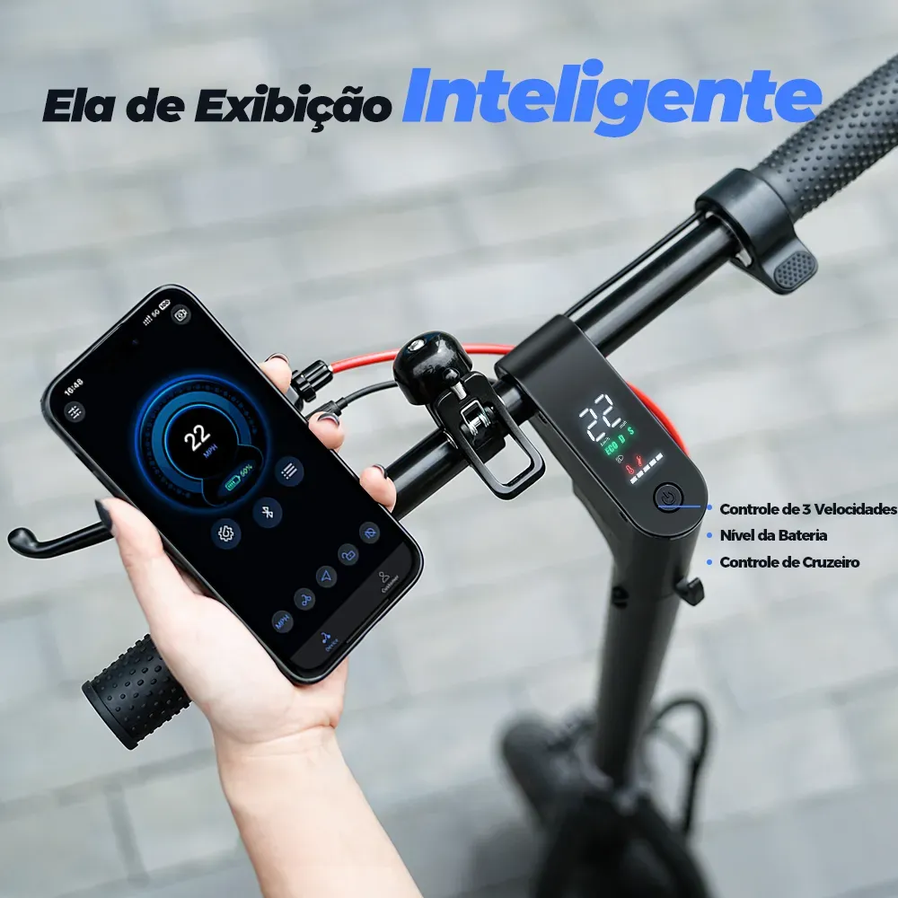 X6 Scooter elétrica para deslocamento diário com motor de 500 W para adultos - Image 6