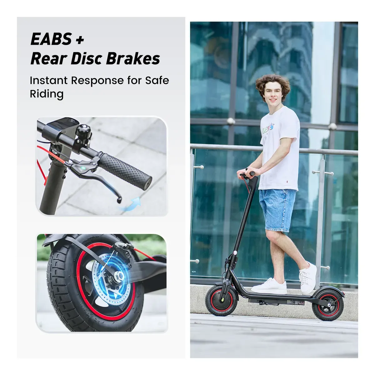 X6 Scooter elétrica para deslocamento diário com motor de 500 W para adultos - Image 8