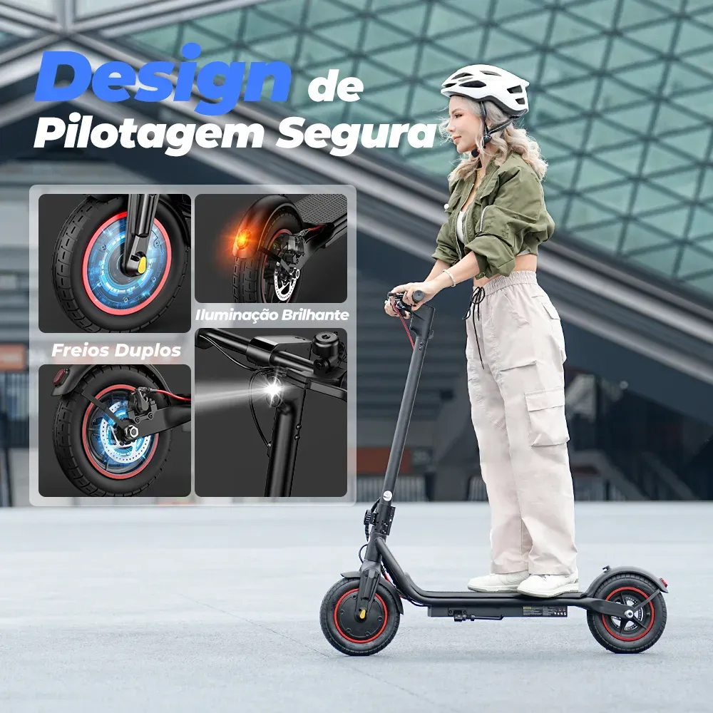 X6 Scooter elétrica para deslocamento diário com motor de 500 W para adultos - Image 9